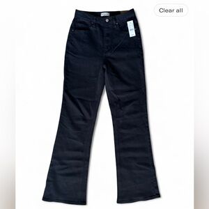 BRAND NEW PACSUN STRETCH HIGH RISE BOOTCUT BLACK JEANS